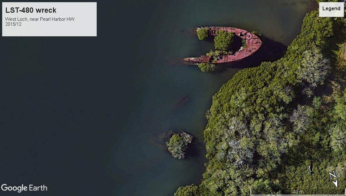 USS LST-480 wreck HW 2015