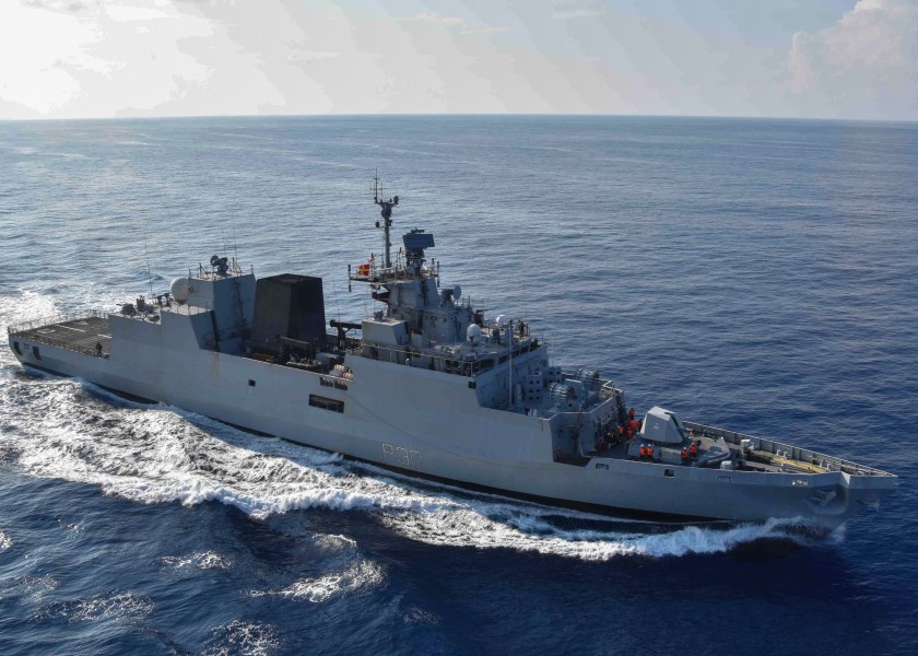 India and US Conduct Replenishment at Sea