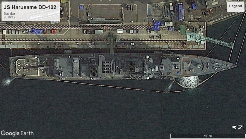 JS Harusame DD-102 Sasebo 2016
