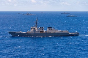 Yulgok Yi sails with partner nations during RIMPAC