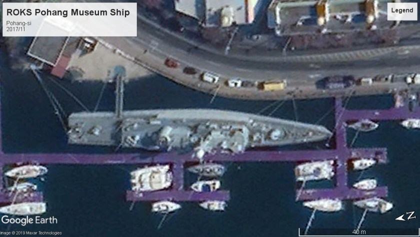 ROKS Pohang Museum ship Pohang 2017