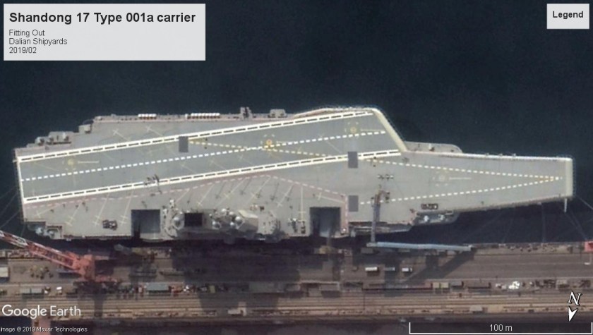 shandong type 001a Dalian 2019-2