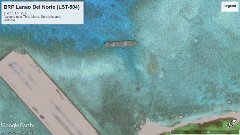 BRP Lanao Del Norte (LST-504) Thitu Island 2005