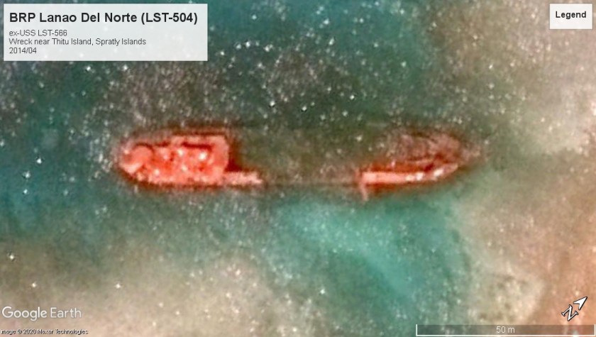 BRP Lanao Del Norte (LST-504) Thitu Island 2014