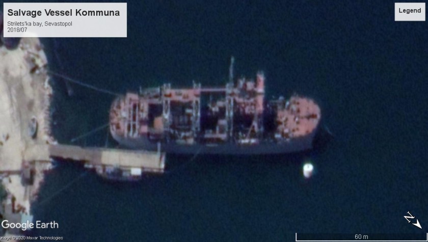 Kommuna salvage vessel Sevastopol 2018