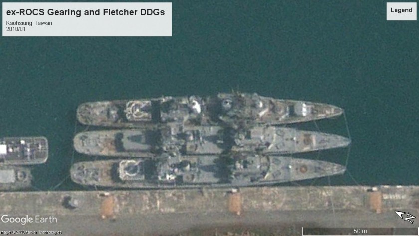 ROCS Gearing and Fletcher DDGs Taiwan 2010
