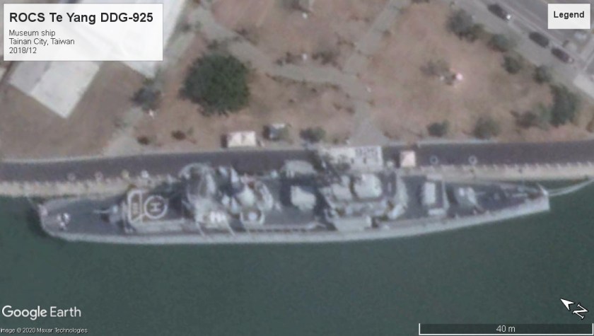 ROCS Te Yang DD-925 Tainan City 2018