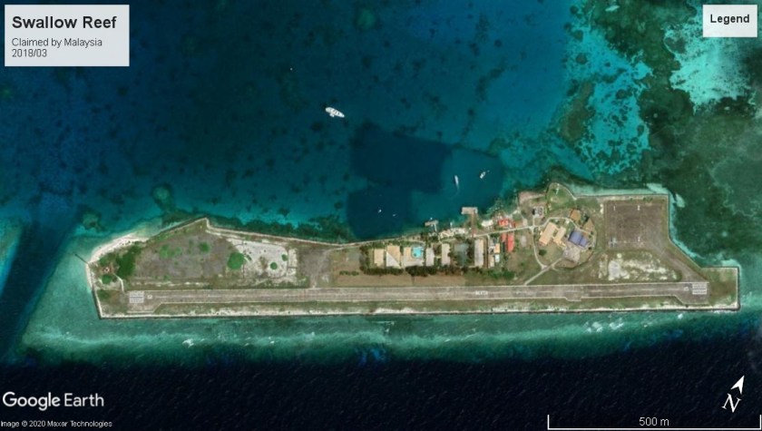 swallow reef Spratly 2018