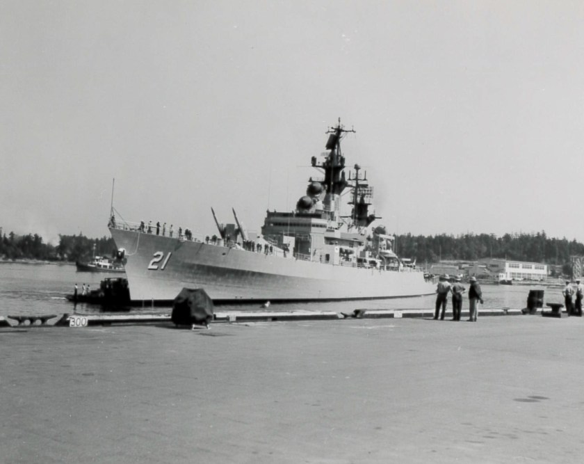 USS Gridley E-73141 1963 Esquimalt