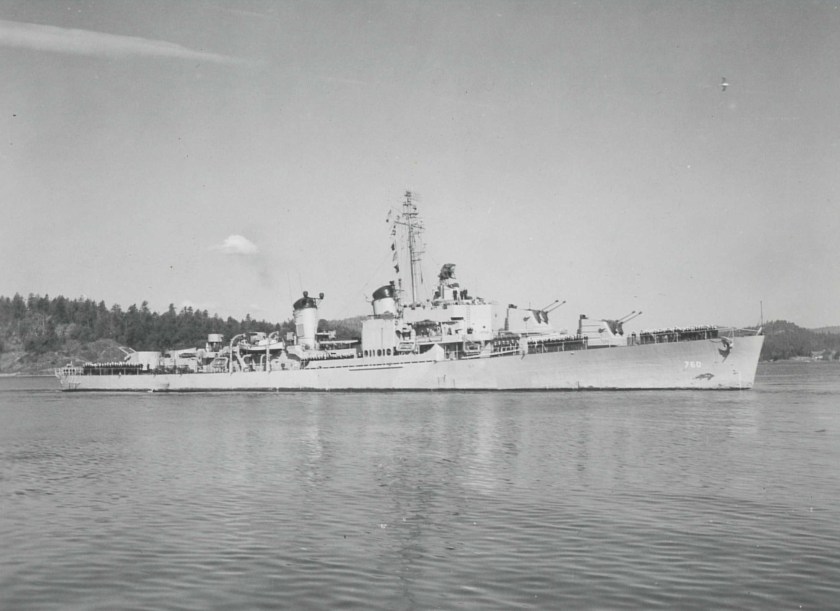 USS John W. Thomason ESQ E-7220-1 1947