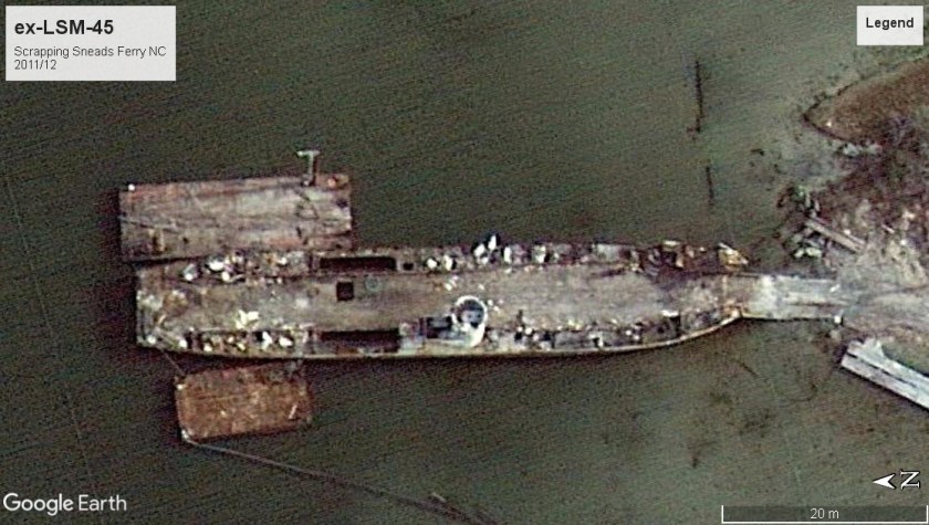 USS LSM-45 Sneads Ferry NC 2011