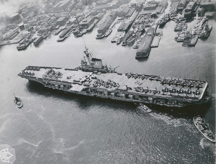 USS Midway LAC DNS-9078 1952 HFX