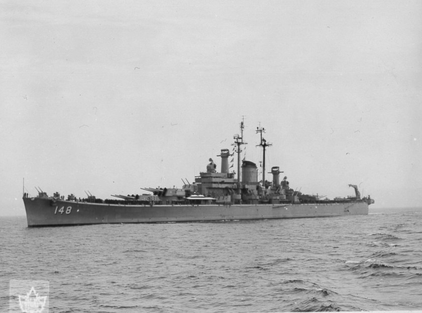 USS Newport News HFX HS-15365 1951