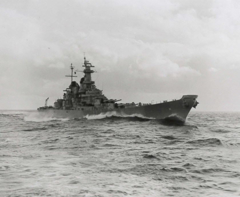 USS Wisconsin QB-622 1952