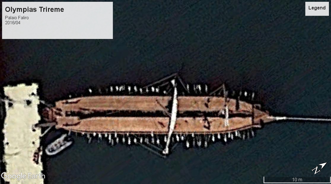 Olympias trireme Palaio Faliro 2016