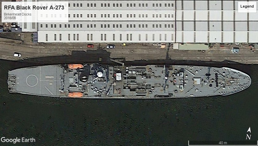 RFA Black Rover Birkenhead 2016