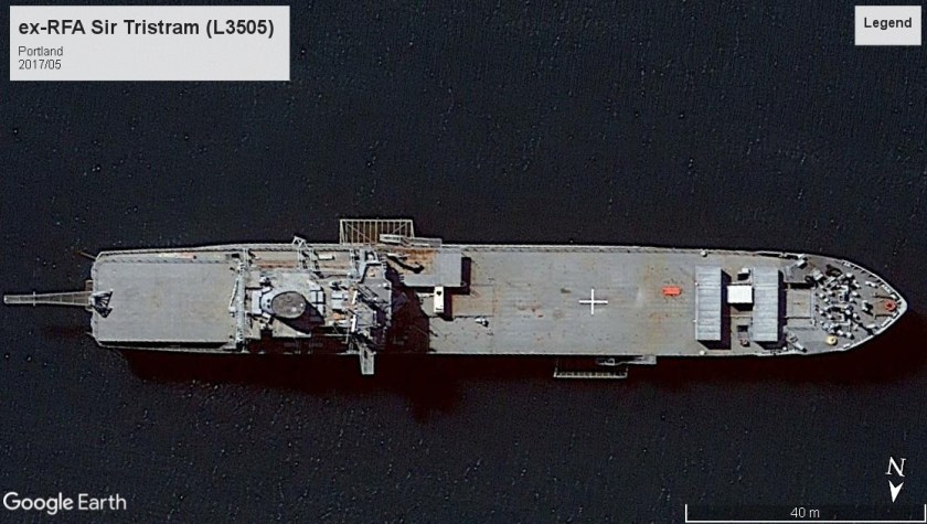 RFA Sir Tristram Portland 2017