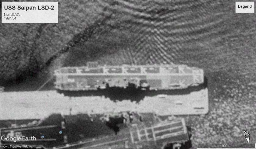USS Saipan Norfolk 1991