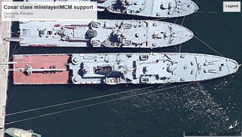 Cosar class minelayer MCM Constanta 2012