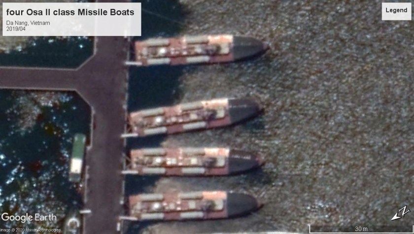 Osa II class missile boats Da Nang 2019