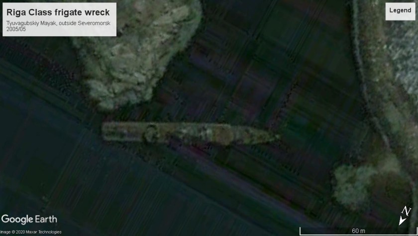 Riga class wreck Murmansk 2005