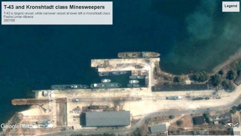 Soviet Minesweepers T-43 and Kronshtadt Albania 2007