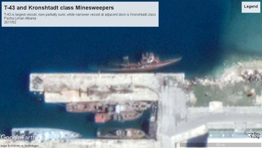 Soviet Minesweepers T-43 and Kronshtadt Albania 2017