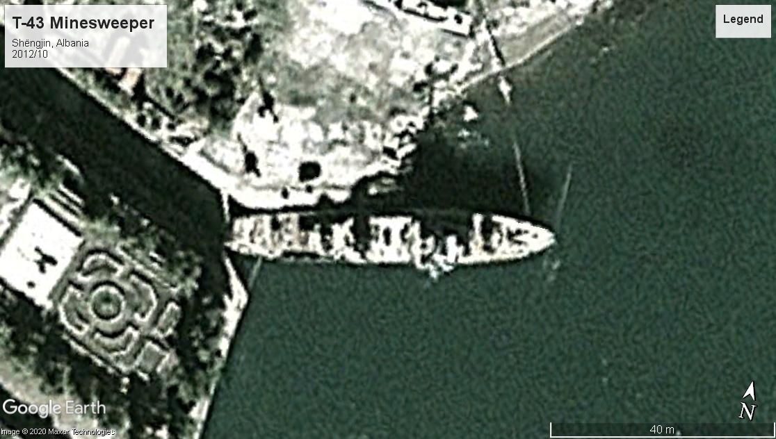 T-43 minesweeper Shëngjin, Albania 2012