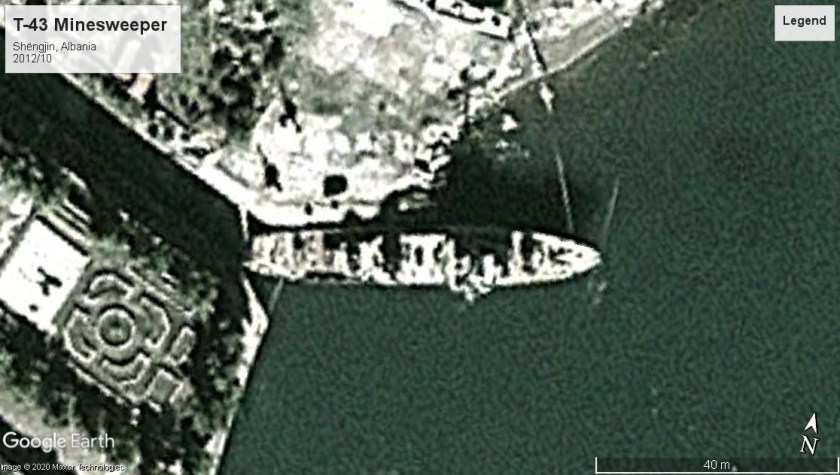 T-43 minesweeper Shëngjin, Albania 2012