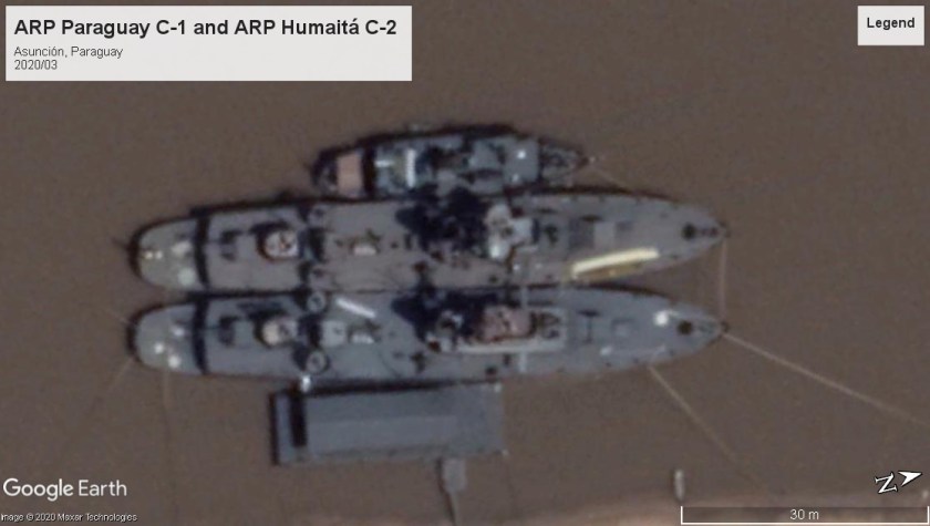 ARP Humaita gunboats, Paraguay 2020