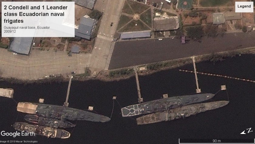 condell and leander class frigates ecuador 2009