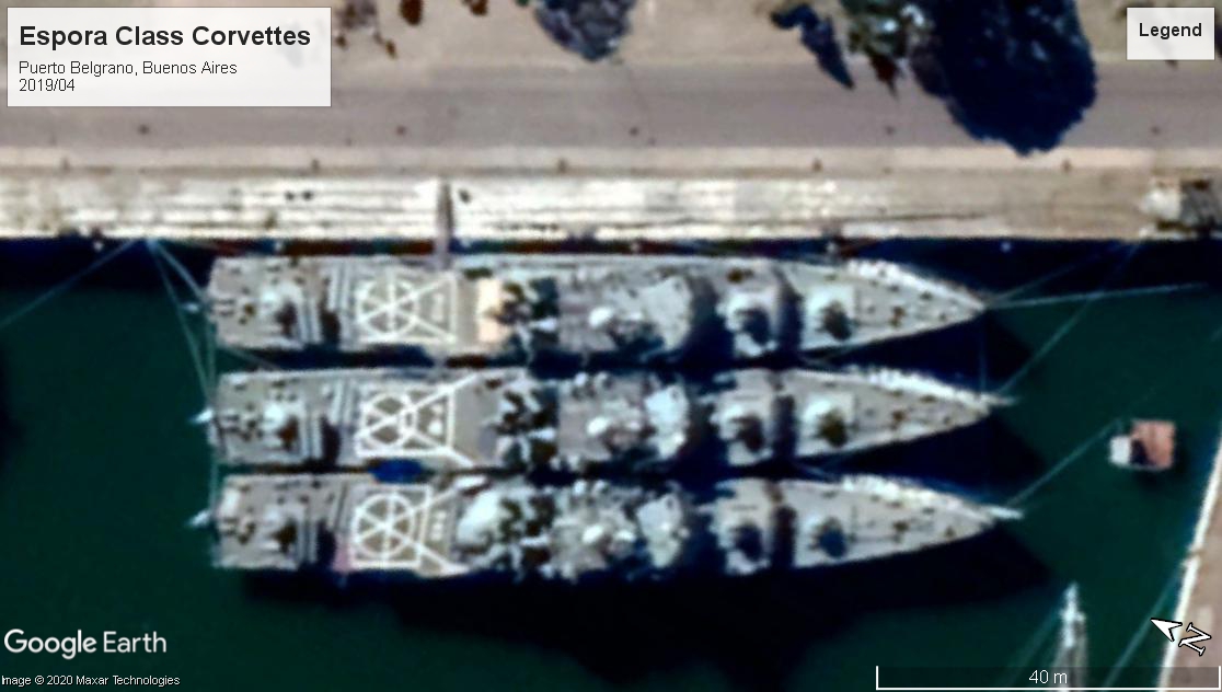 Espora corvettes Puerto Belgrano 2019