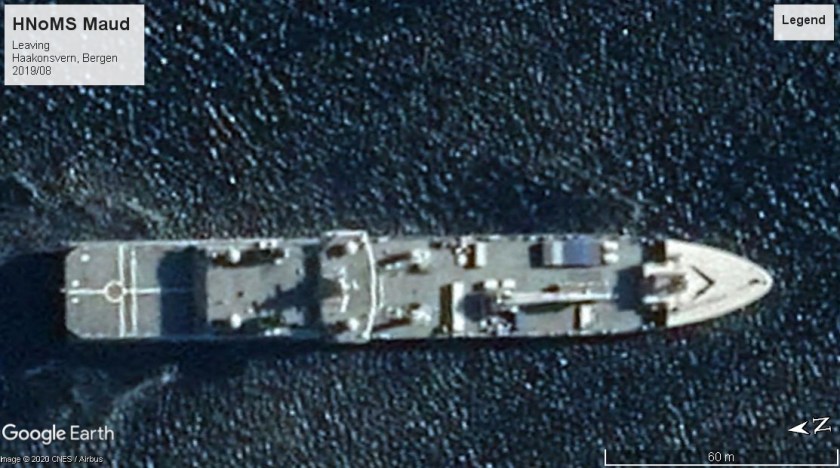 HNoMS Maud Haakonsvern 2019