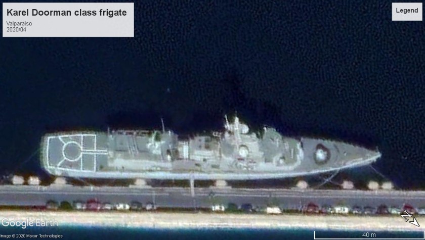 Karel Doorman frigate Valparaiso 2020