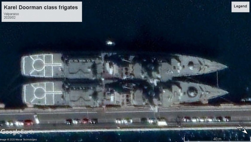 Karel Doorman frigates Valparaiso 2020