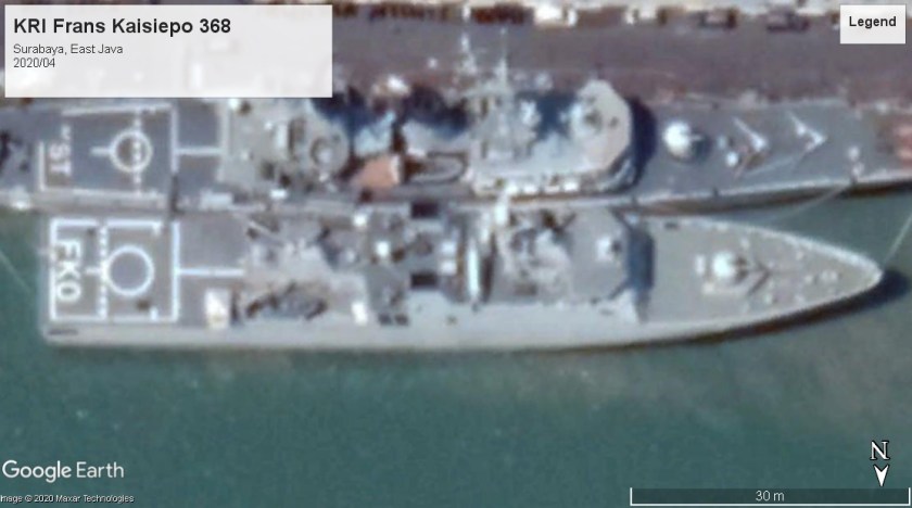 KRI Frans Kaisiepo 368 Surabaya 2020