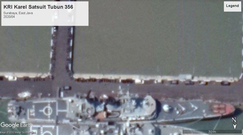 KRI Karel Satsuit Tubun 356 Surabaya 2020