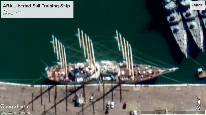 Libertad Sail training ship Puerto Belgrano 2019