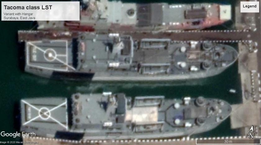 Tacoma class with hangar LST Surabaya 2019