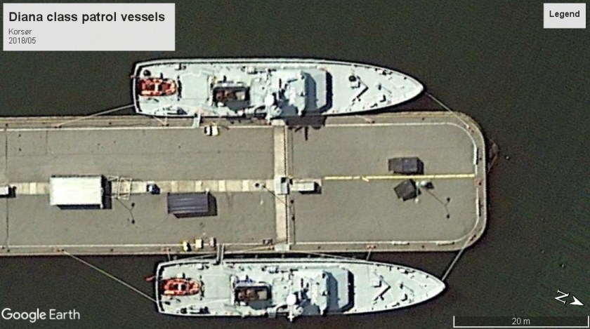 Diana-class patrol vessels Korsor 2018