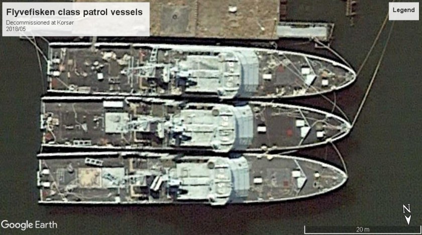 Flyvefisken class patrol vessels Korsor 2018