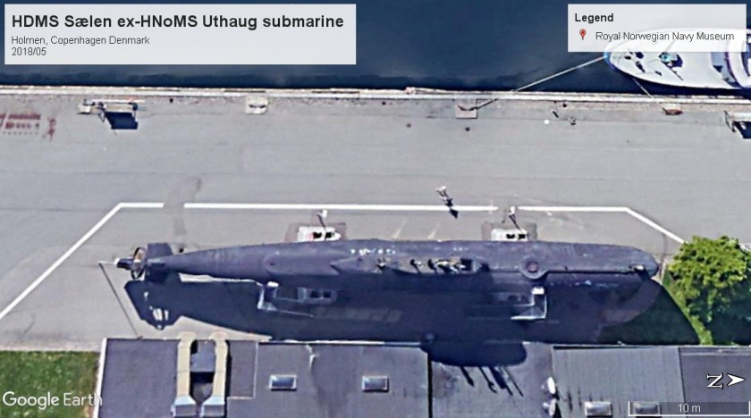 HDMS Sælen ex Uthaug sub museum Copenhagen 2018