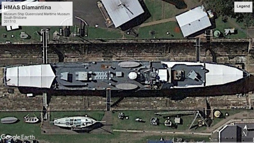 HMAS Diamantina K-377 South Brisbane AU 2017