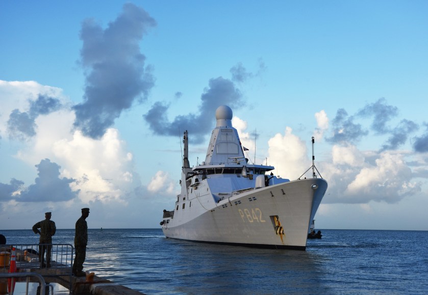 HNLMS Friesland arrives at NAS Key West