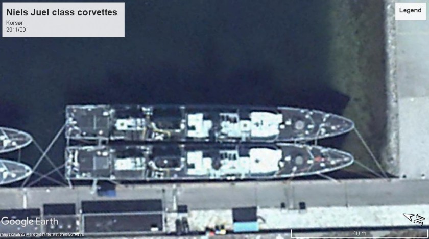 Niels Juel class corvettes Korsor 2011