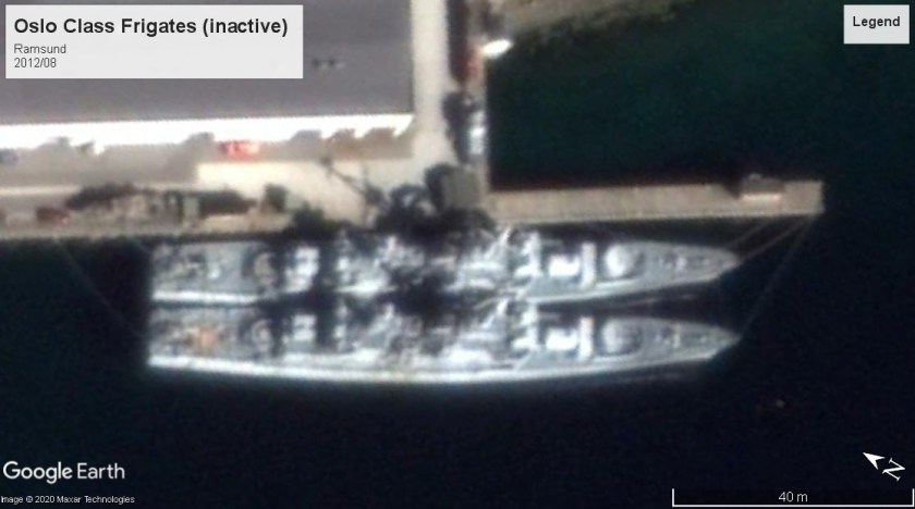 Oslo Class frigates Ramsund 2012