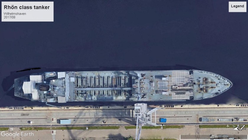 Rhön class tanker Wilhelmshaven 2017