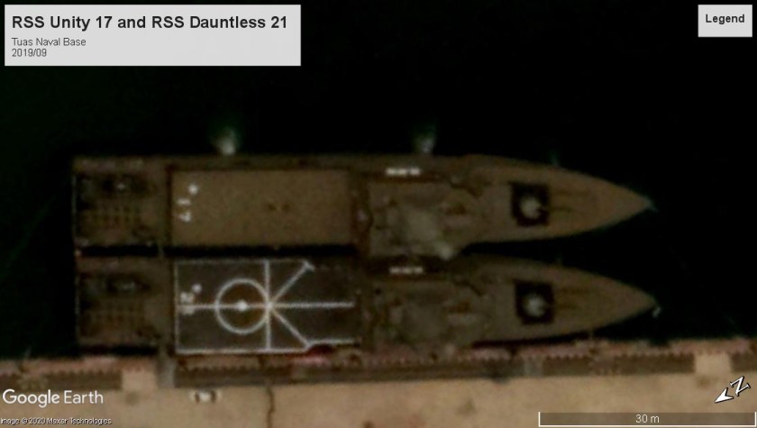 RSS Unity and Dauntless Tuas singapore 2019