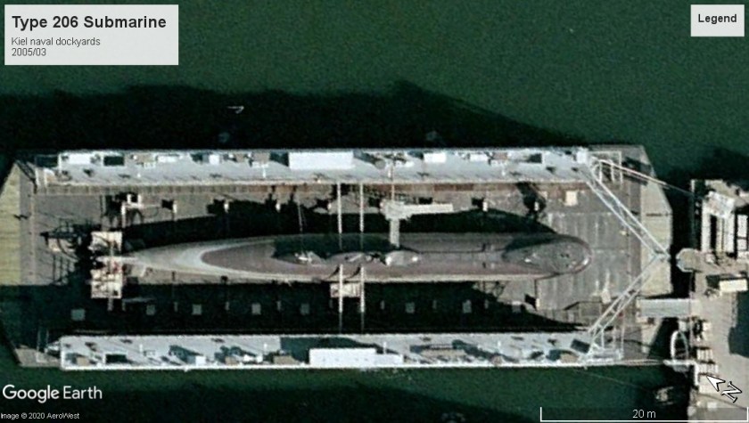 Type 206 sub Kiel 2005
