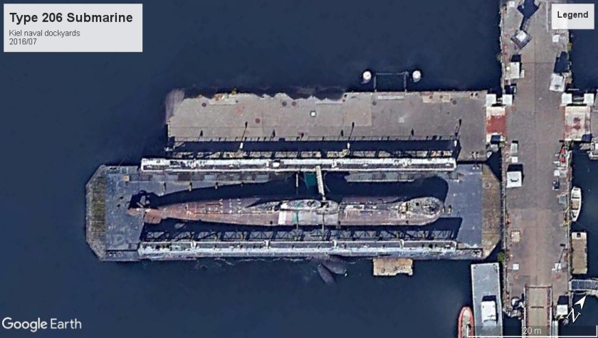 Type 206 sub Kiel 2016